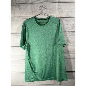 Russell Athletics - Men's L Green Athletic Short Sleeve T-Shirt